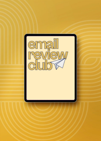 ipad with email stars logo on screen