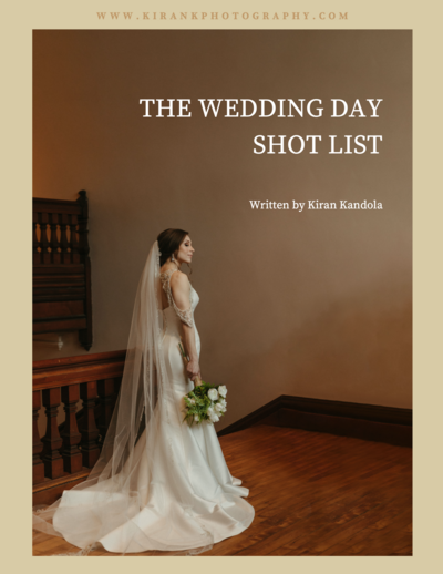 Storytelling Wedding Day Shot List
