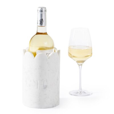 scalloped marble wine chiller | carlisledigitalmarketing.com