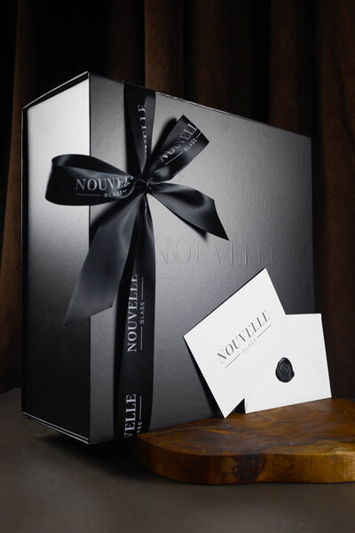 Gift Box and Handwritten Card Product Photography