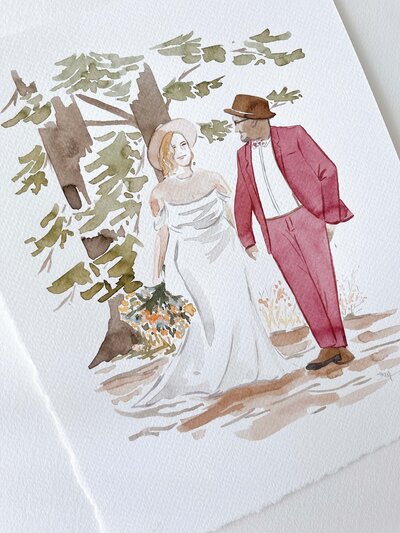 live-wedding-artist-newlywed-couple-portrait-5
