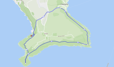 Rame head loop run map.