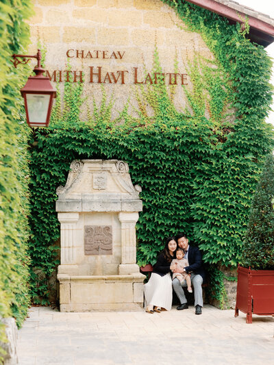 Family Luxury Photot in the  Hotel Sources Caudalie Smith Lafitte - Bordeaux Photoshoot