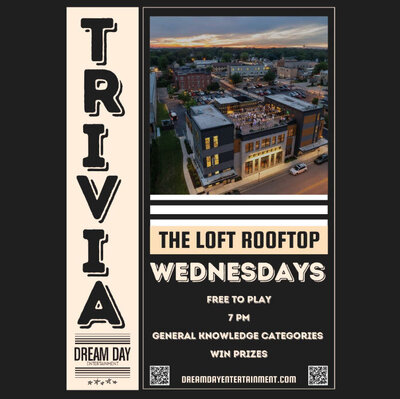 Trivia night at the Loft @ 132 on Wednesday Nights