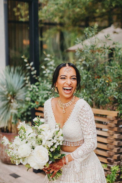 Indian bride at planned by Bianca Nichole and Co