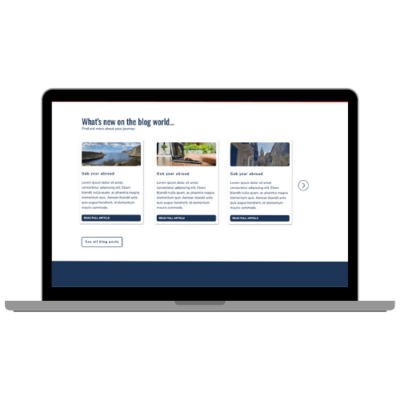 A behind-the-scenes look at an upcoming website designed for a brand-first, user-friendly experience.