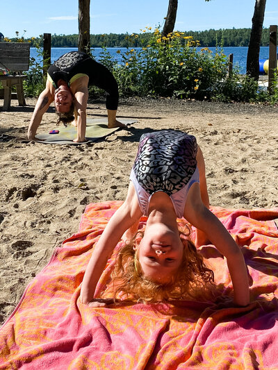 lake vermilion beach and studio yoga