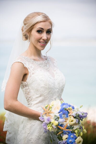 Coastal wedding in Cornwall 