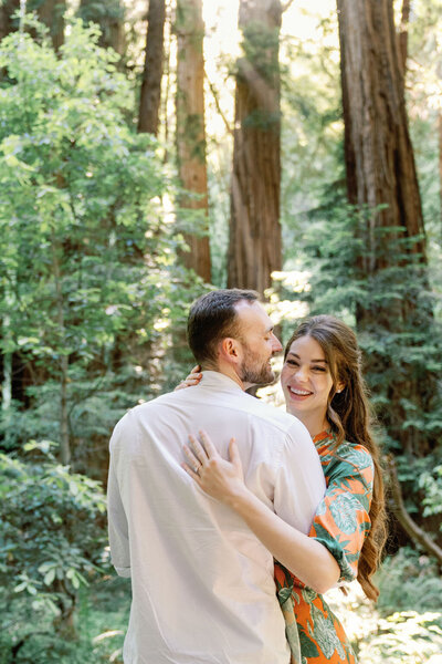 Romantic Engagement Session at MUIR WOODS RESERVATIONS
