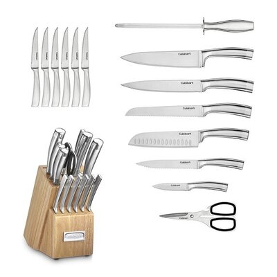 Cuisinart 15 Piece V-Edge Knife Set Williams Sonoma Progression By Design