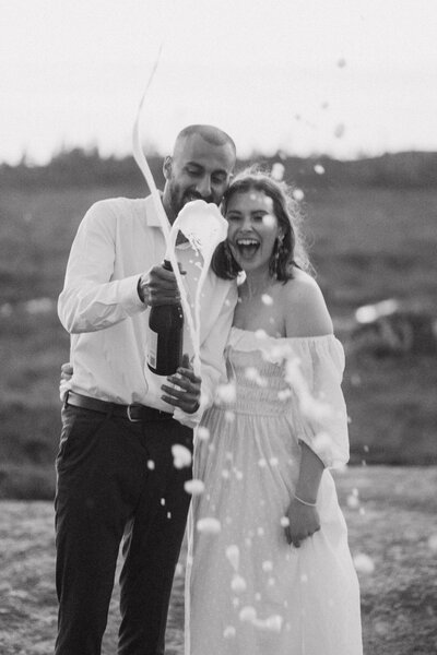 vintage blurry image of bride dancing