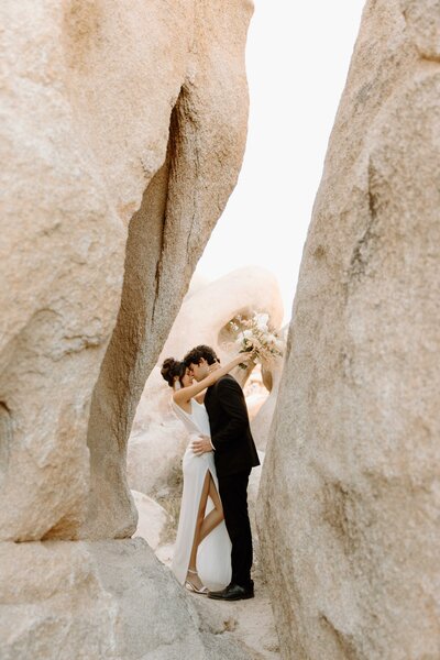 A wedding at Joshua Tree National Park in California.