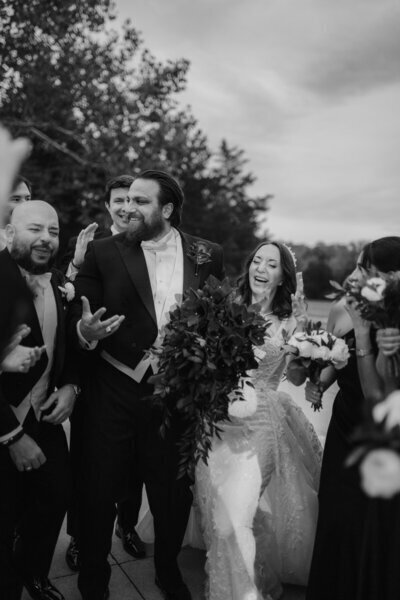 Nashville wedding couple at Graystone Quarry outdoor ceremony