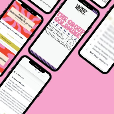 Image of the Nail Your Pricing Template and Workshop on the Money Rebel Template Bar. 
