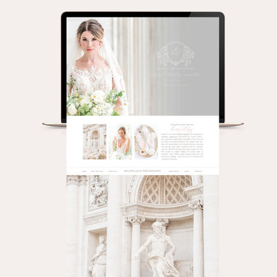 Showit Web Design Portfolio | Heather Jones | Belinda Jean Photograhy