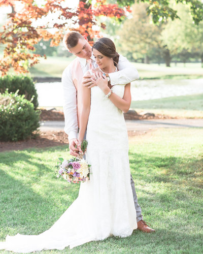 Bride and groom  photo by Fort Wayne  Wedding photographer Simply Seeking Photography
