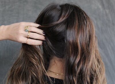 Invisible Hair Extension Method Close Up