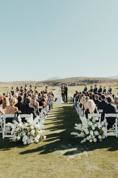 destination wedding photographer, golf course wedding ceremony photos, park city wedding photographer, park city wedding, promontory club wedding, luxury park city wedding photographer