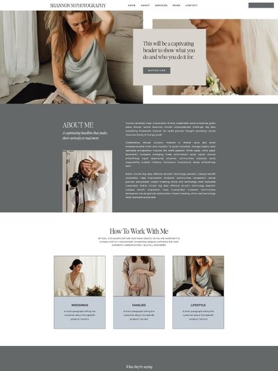 Showit web design