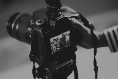 photo d'un photographe en action