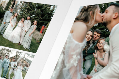 Fine art wedding print sample showing professional quality printing, offered by Auckland wedding photographer Zanthe Vorsatz.