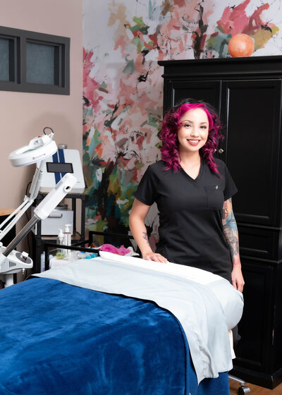 La Dawna Pea licensed Esthetician in Albuquerque