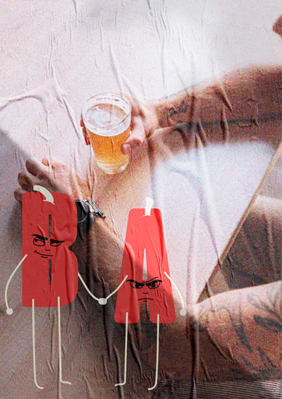 three posters for bad apple brewing wrinkled and sunsoaked