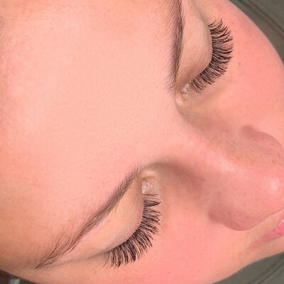 Eyelash lift and tint results from Ashley Turner at Refresh Aesthetics