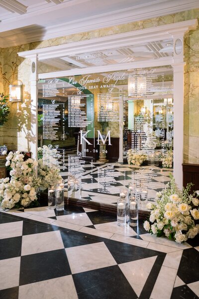 Table assignments at wedding to show top wedding planners in new york services