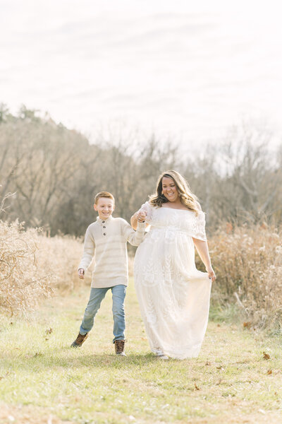 Mother and son session by North Carolina photographer