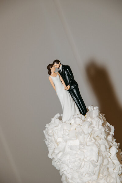 bride and groom kissing