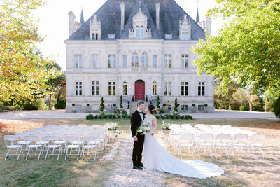 Chateau de la Valouze wedding venue in Bordeaux, France
