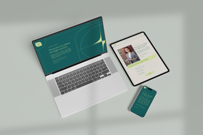 multiple devices with a website design 