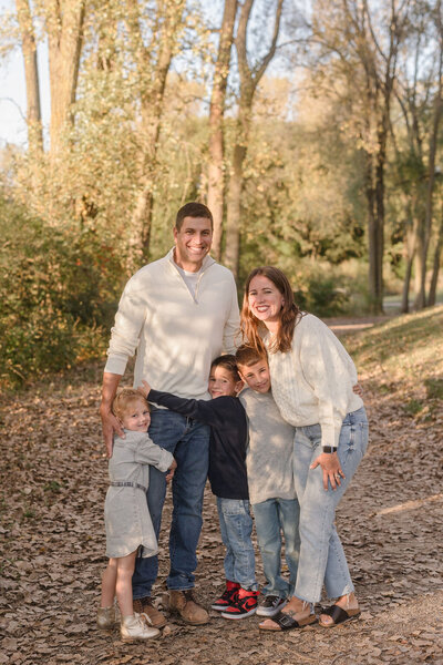 family session in burke wi