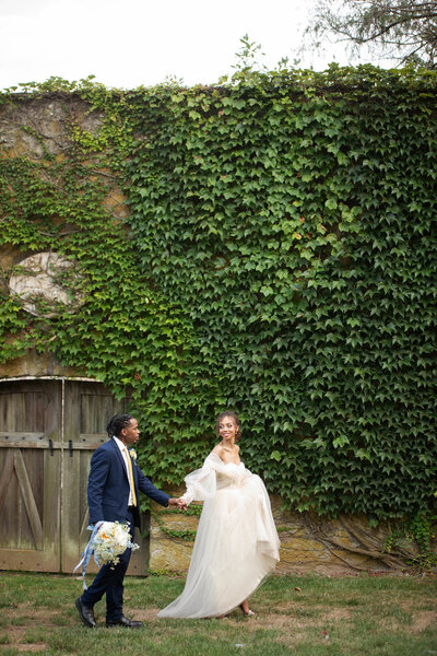 wedding venue highland mansion and gardens black couple bridgerton wedding inspiration-76