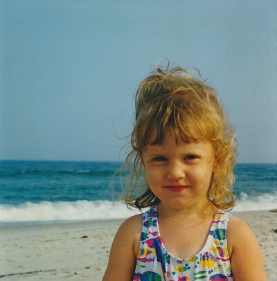 Baby Sarah Jane on Long Beach Island, NJ