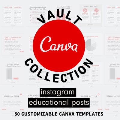 the CANVA VAULT COLLECTION