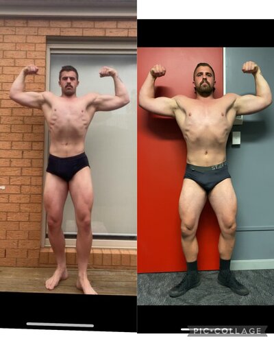 Fitness transformation photo from Iron Eden Coaching