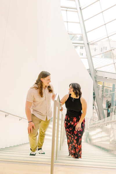 Candid proposal in Charlottesville, VA, on the beautiful grounds of the University of Virginia