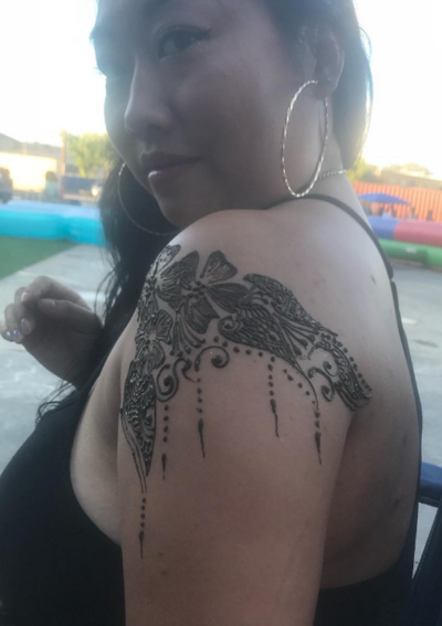 henna sleeve