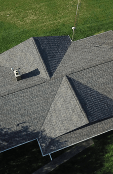 Completed roofing project by Black Bear Roofing showing a durable, quality rooftop installation.