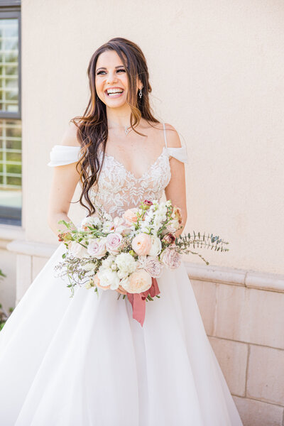 bridal portrait at the branch and vine