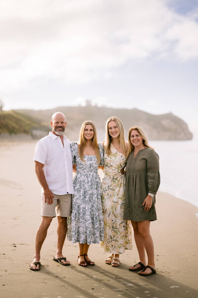 Multi-generational family portrait in San Luis Obispo, captured by Rosa Clark Photography.
