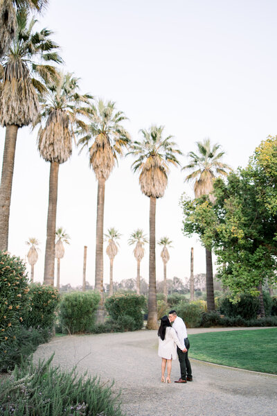 Romantic engagement session at sunset in Fresno, CA | Ashley Norton Photography