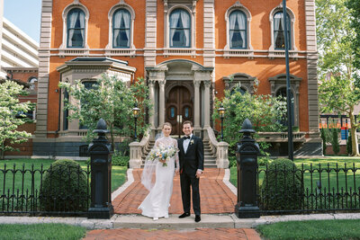 Beautiful wedding reception tables