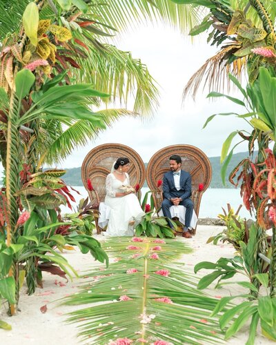 Package Wedding in Bora Bora - The ceremony