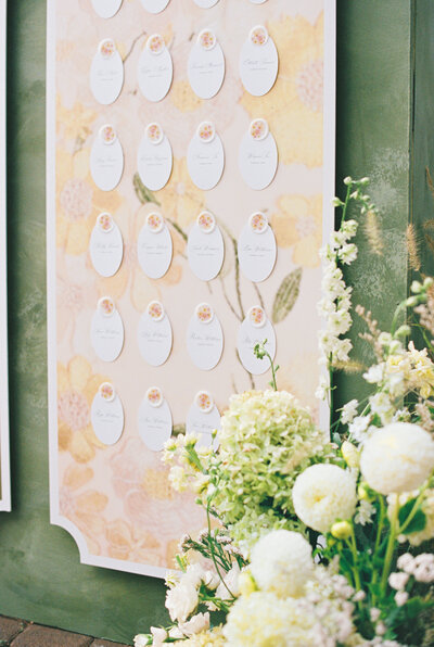 villa antonia wedding inspiration in butter yellow and pink in Austin TX