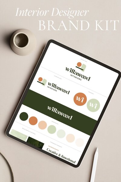 Willawood Brand Kit for Interior Designers | Creative Accent