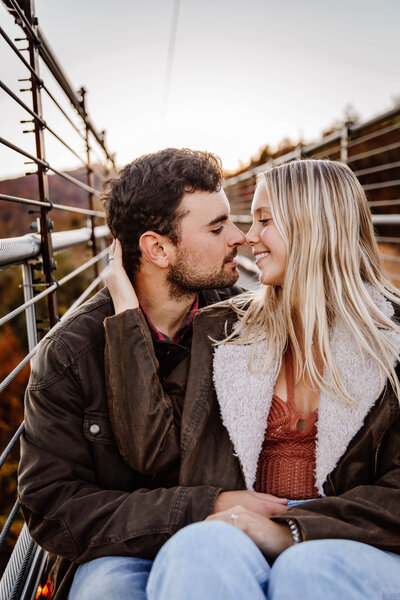 Proposal at the Skylift in Gatlinburg Tennessee