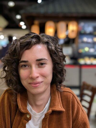 Photo of Amanda Feltz in a polaroid frame